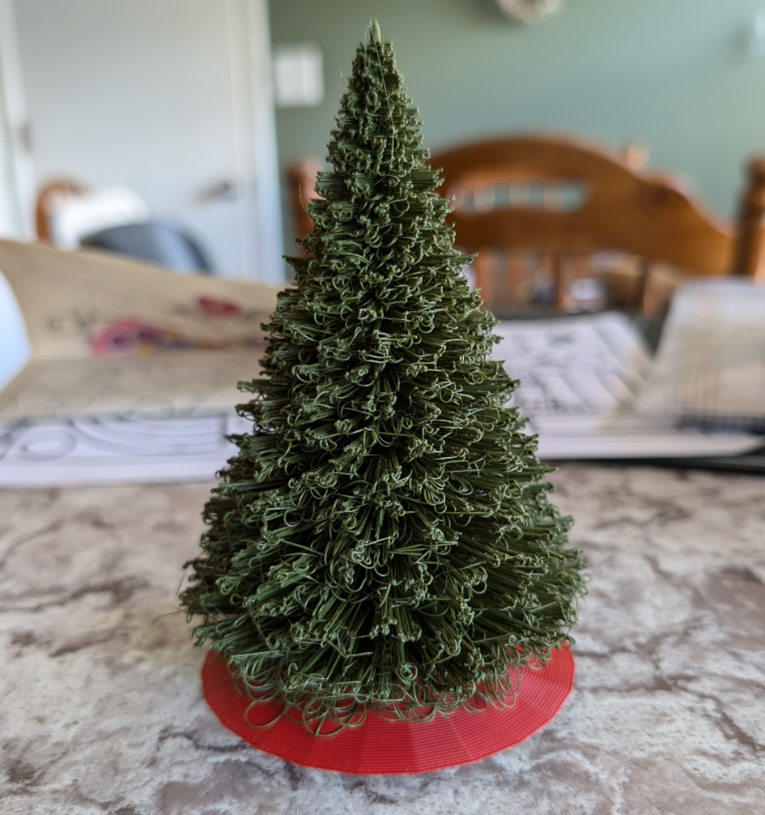 custom logo STL-embossed 3D sign designs_Christmas Tree 3D Model – Printable Holiday Decora