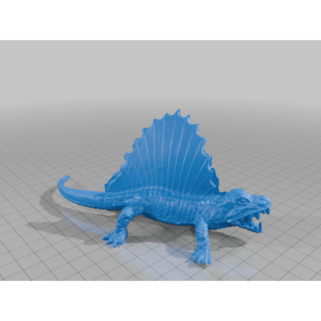 superhero STL files-collectible 3D figurines_Dimetrodons