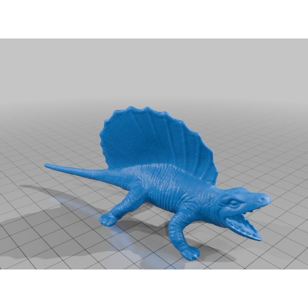 superhero STL files-collectible 3D figurines_Dimetrodons