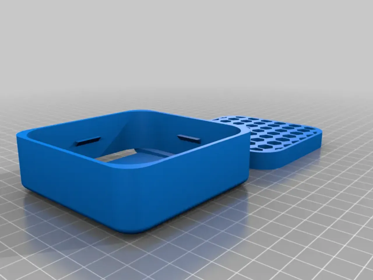 smartphone stand STL-tablet holder 3D model_Square Soap Dish – Dry & Clean Bathroom Holder