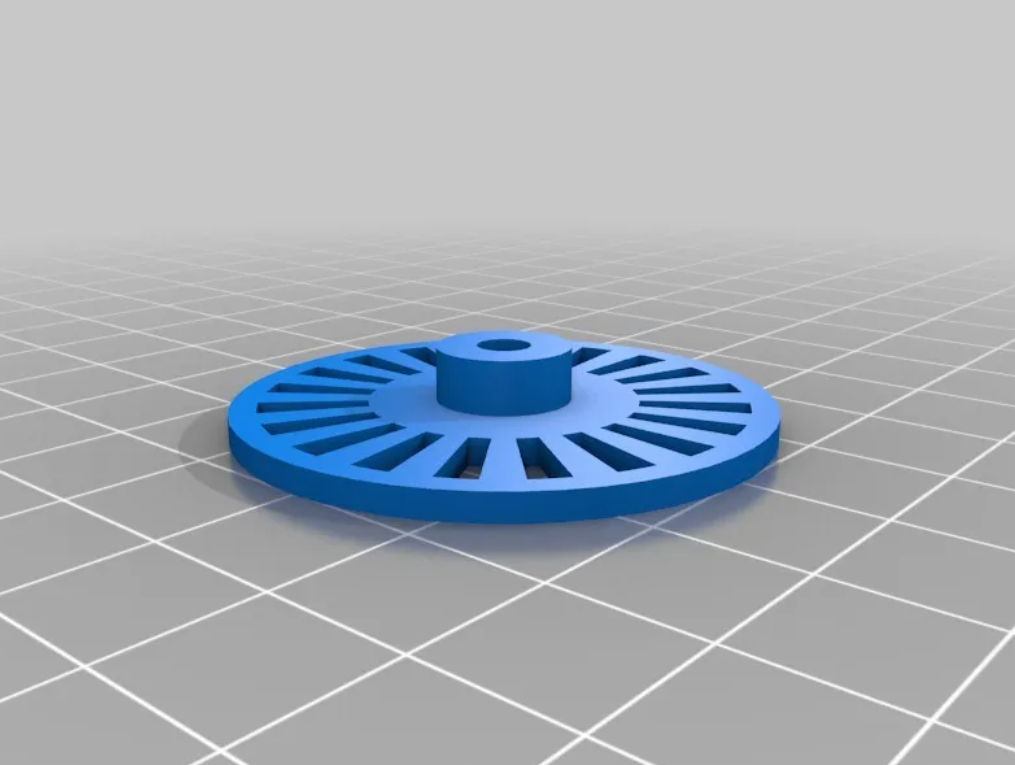 custom logo STL-embossed 3D sign designs_Parametric Encoder Wheel