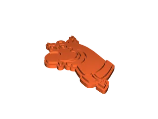 everyday 3D models-desktop gadget STL_Scooby doo keychain