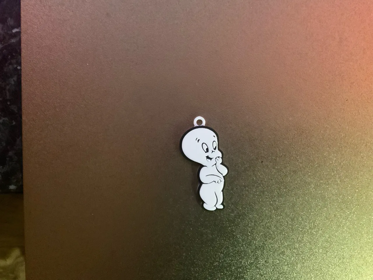 everyday 3D models-desktop gadget STL_Character casper the ghost keychain