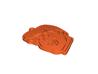 everyday 3D models-desktop gadget STL_Character fred (scooby doo) keychain