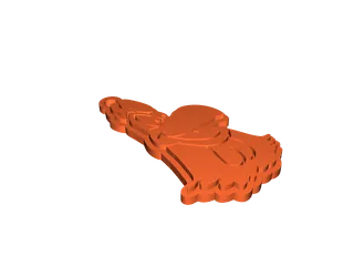 smartphone stand STL-tablet holder 3D model_Character foghorn leghorn keychain