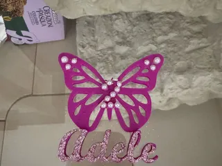 smartphone stand STL-tablet holder 3D model_Butterfly Design