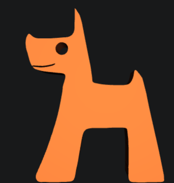 modular toy parts-interlocking 3D models_dog clip