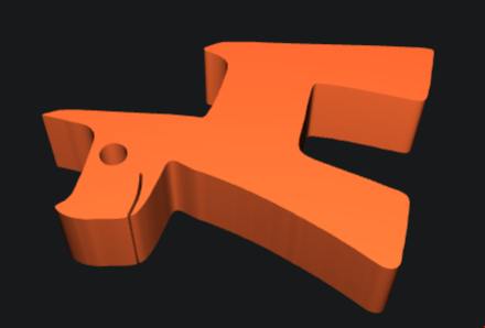 modular toy parts-interlocking 3D models_dog clip