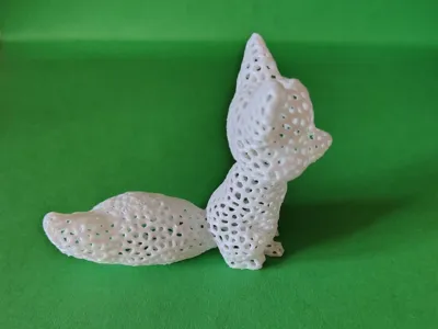 tabletop game accessories-custom dice STL_Cute Fox