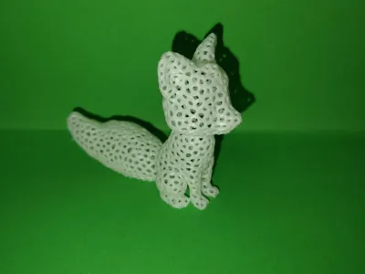 tabletop game accessories-custom dice STL_Cute Fox