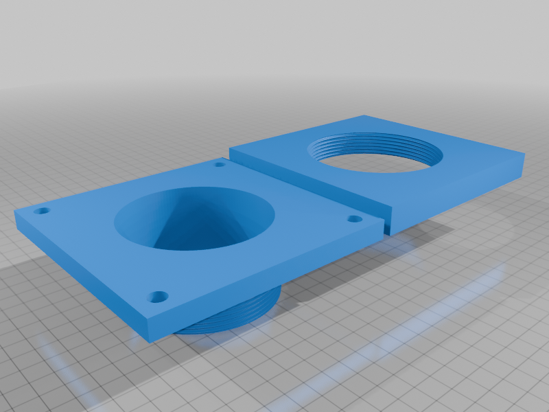 modular toy parts-interlocking 3D models_Vent Mount