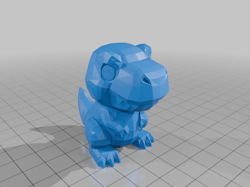 superhero STL files-collectible 3D figurines_T-Rex