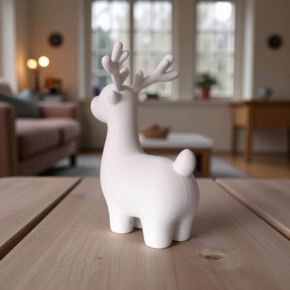 artistic statue STL-digital art figurines_RAINDEERS