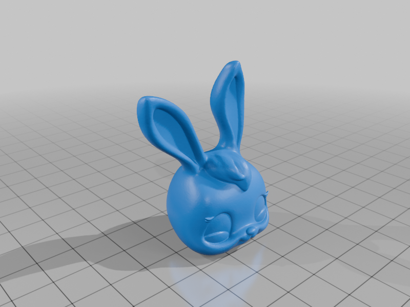 superhero STL files-collectible 3D figurines_LPS Bunny with Bobble Head Mechanism