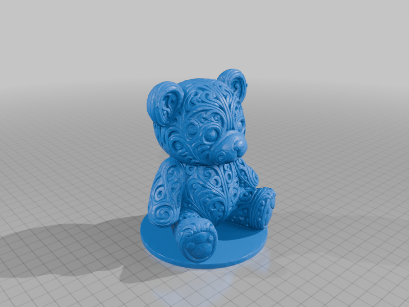 custom logo STL-embossed 3D sign designs_3dprinter-Teddy