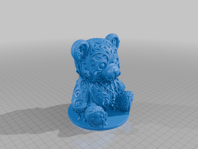 custom logo STL-embossed 3D sign designs_3dprinter-Teddy