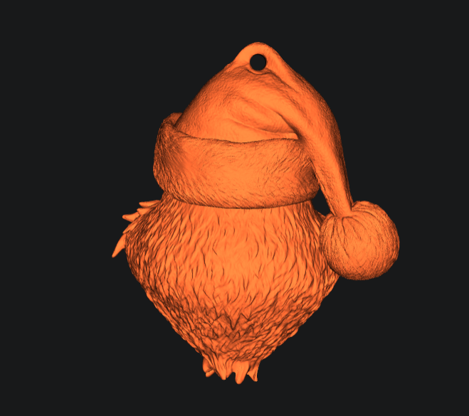 artistic statue STL-digital art figurines_Christmas Santa Claus 3D STL Model