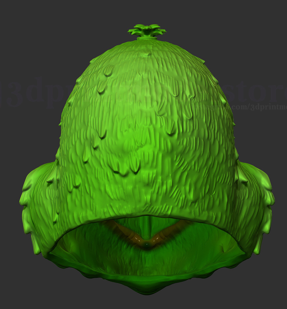 cosplay mask STL-wearable mask 3D print_The Grinch Mask Christmas