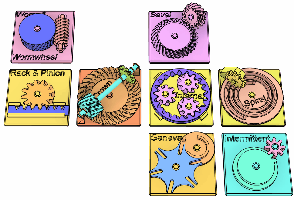 everyday 3D models-desktop gadget STL_Educational Gear P.3