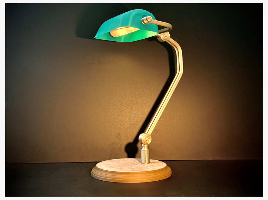 garden toy STL-flying toy 3D model_Vintage Bankers Lamp - Laser Cut Lid
