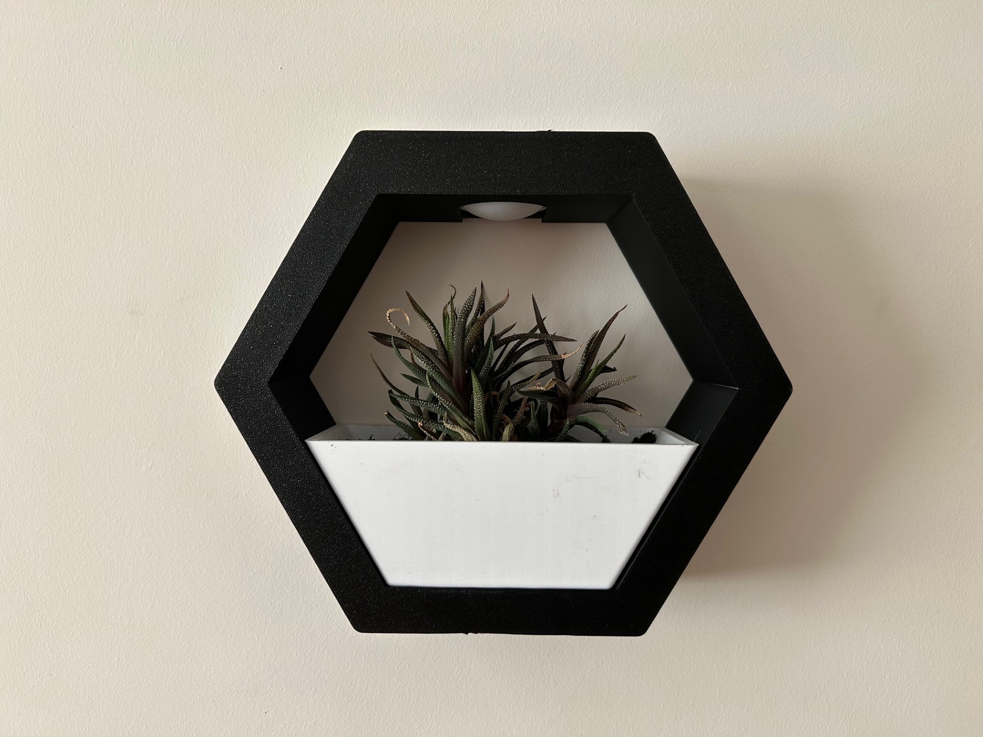 3D printed wall decor-hanging 3D art designs_Hexadone wall hanger