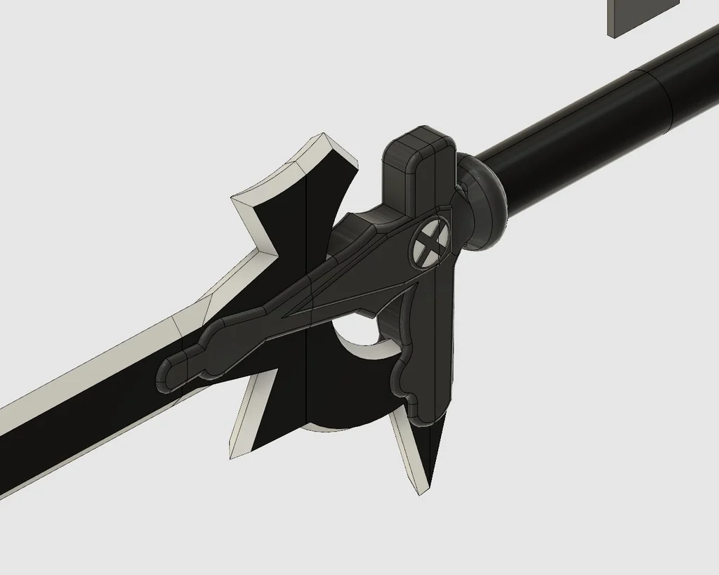 garden toy STL-flying toy 3D model_Elucidator Sword from Sword Art Online