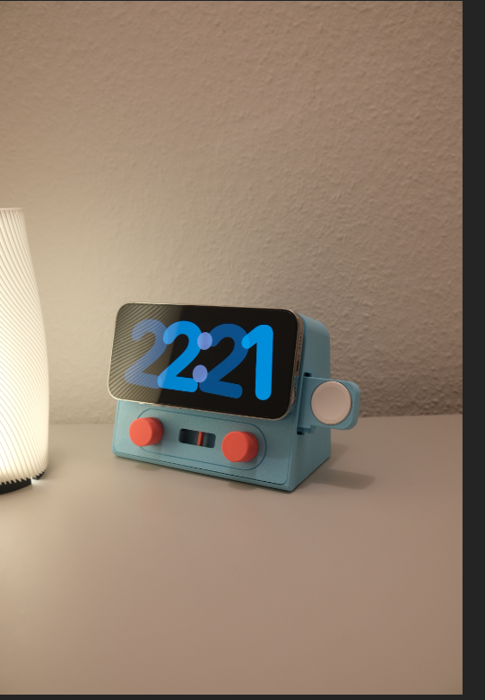 wearable gadgets STL-fantasy costume parts_Retro Radio MagSafe Charger