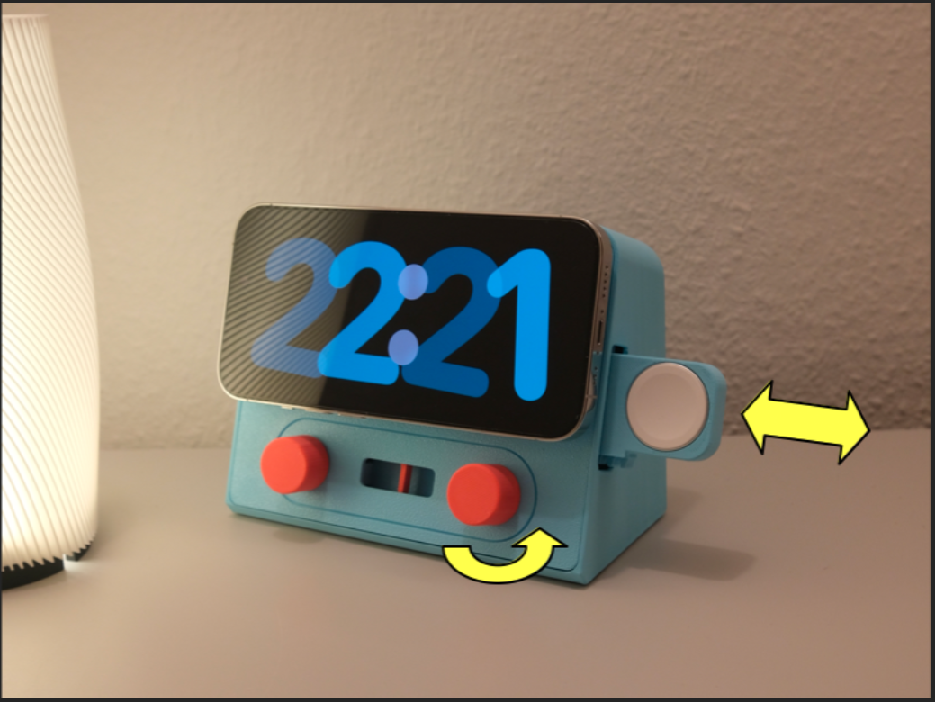 wearable gadgets STL-fantasy costume parts_Retro Radio MagSafe Charger