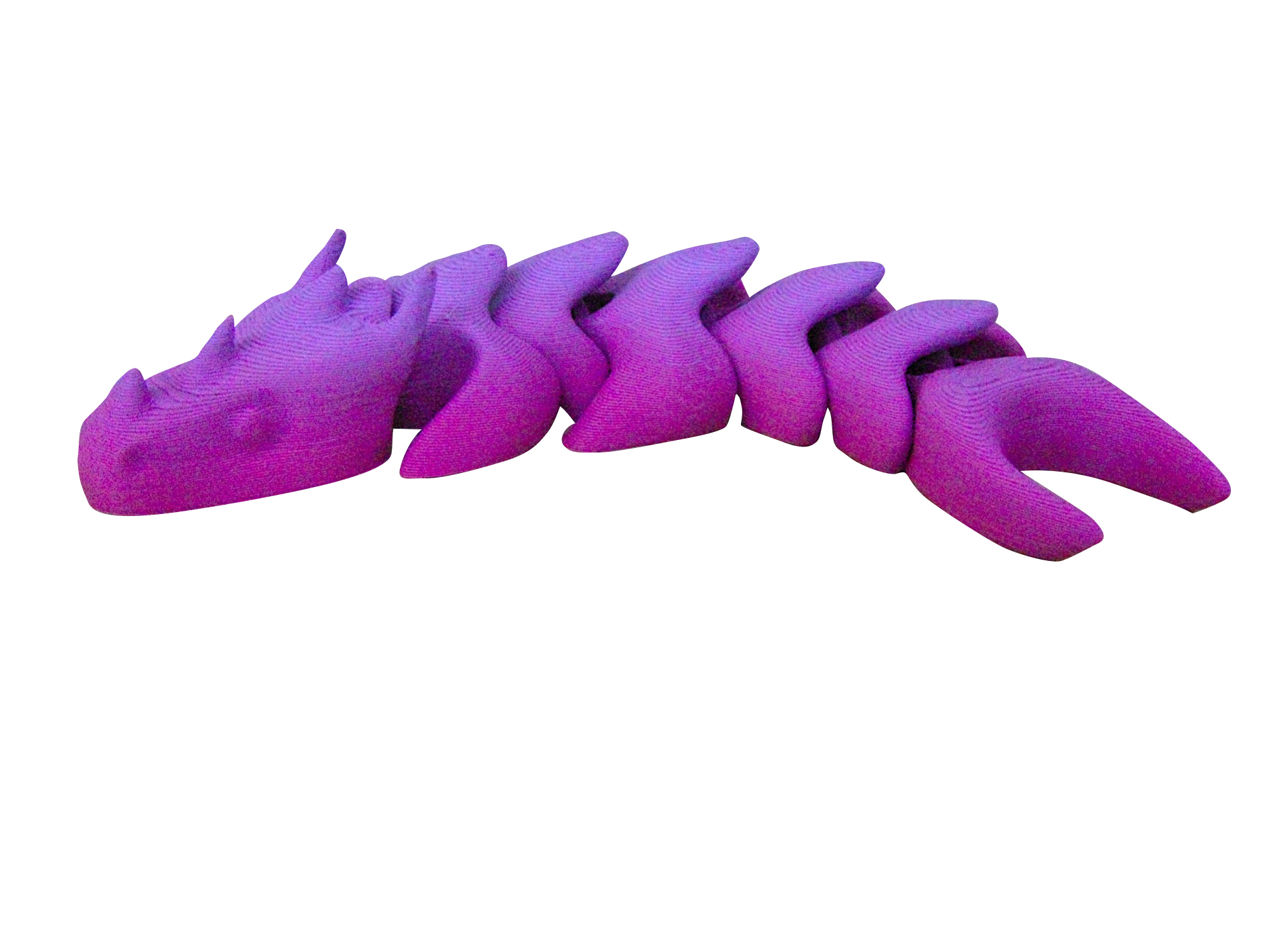 modular toy parts-interlocking 3D models_Smooth Baby Dragon