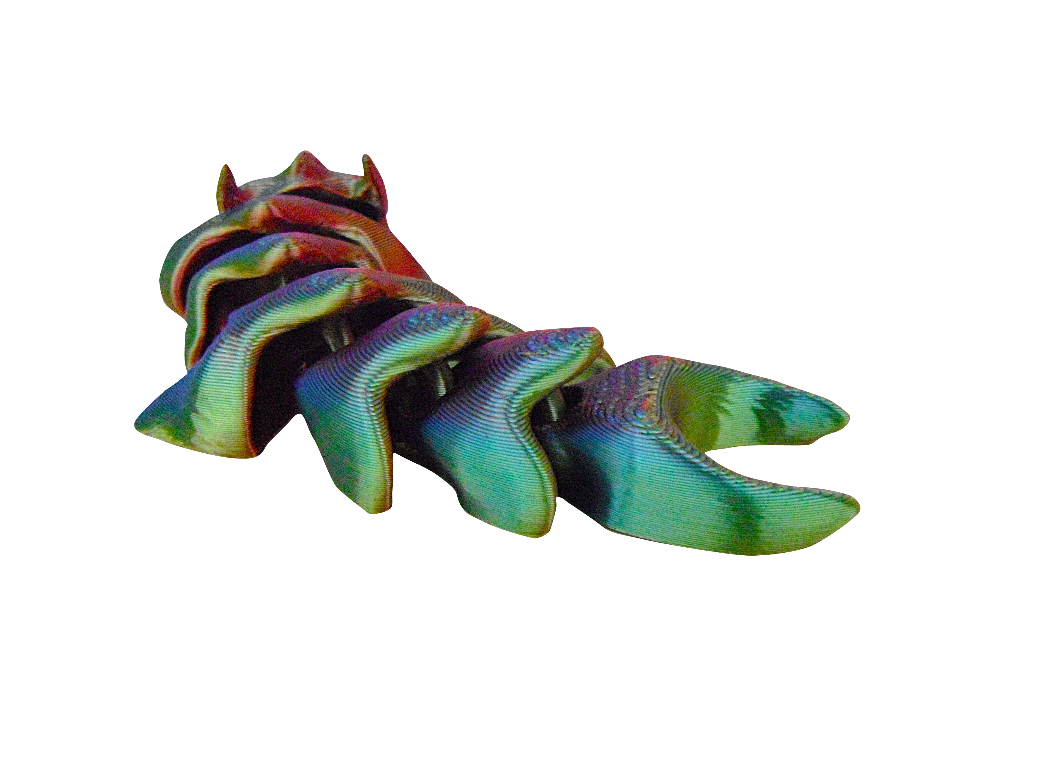 modular toy parts-interlocking 3D models_Smooth Baby Dragon