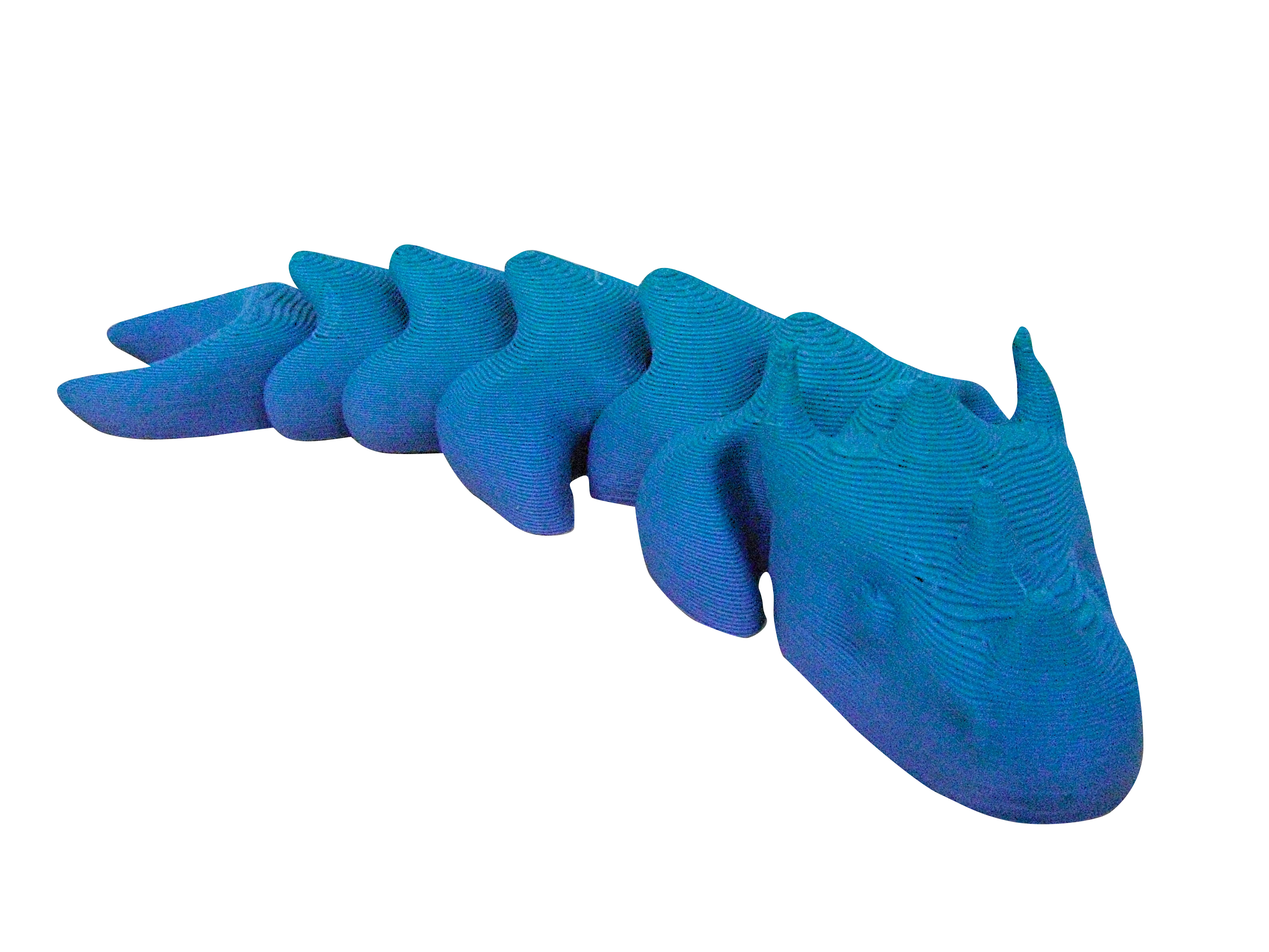 modular toy parts-interlocking 3D models_Smooth Baby Dragon