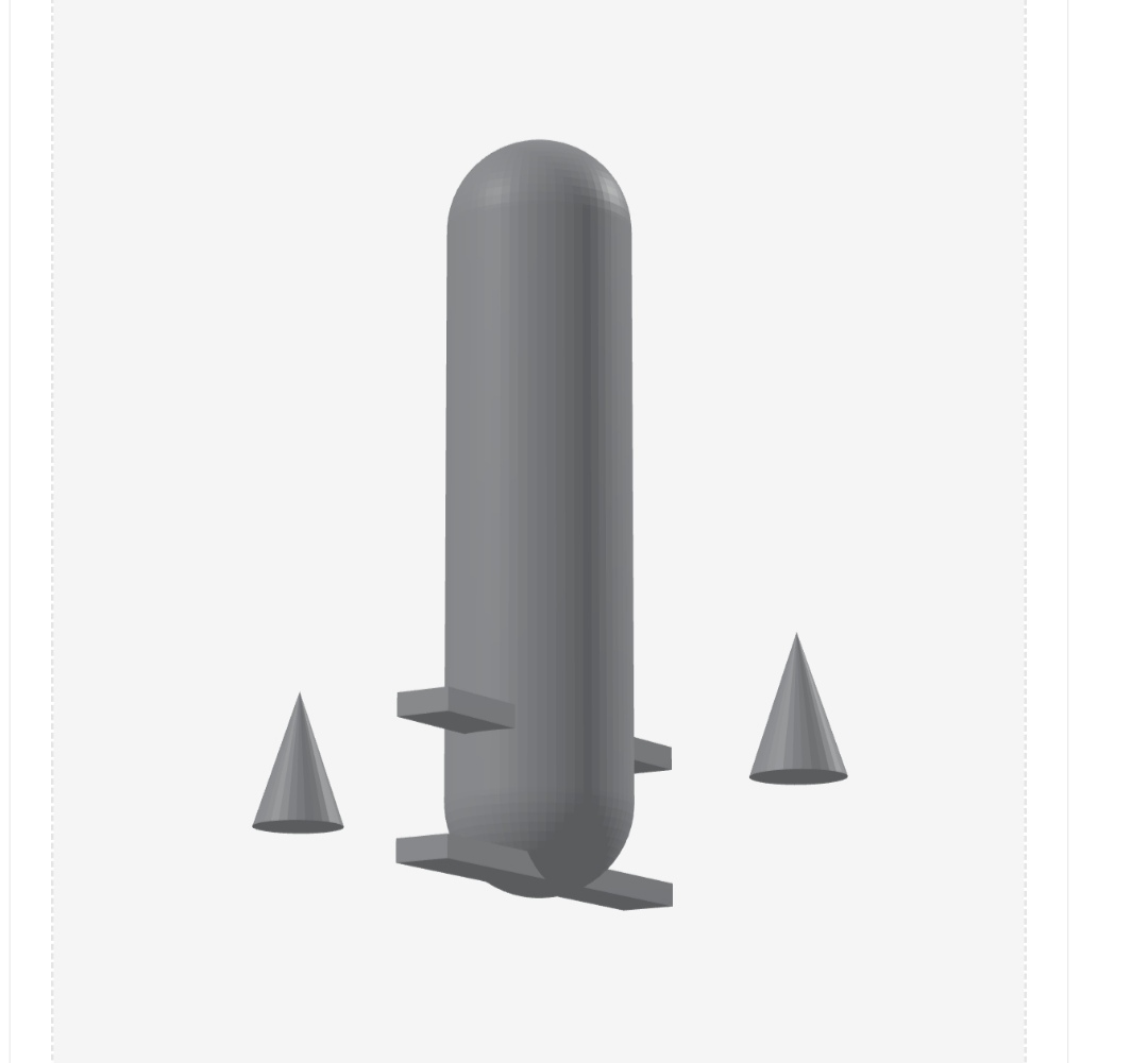 smartphone stand STL-tablet holder 3D model_Low-Poly Spaceship – Printable 3D Model