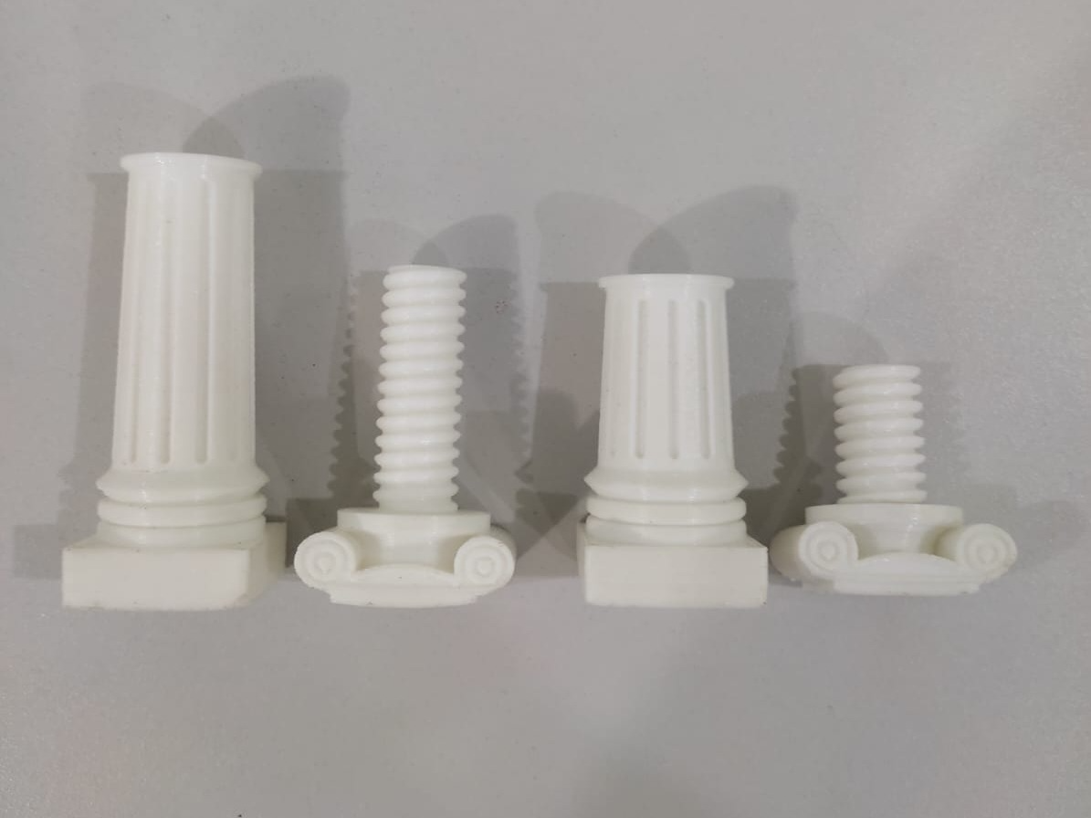 wearable gadgets STL-fantasy costume parts_ Adjustable Greek Pillar GPU Support