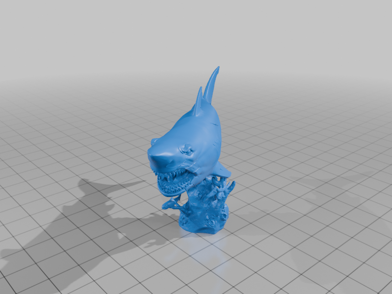 modular toy parts-interlocking 3D models_sharks