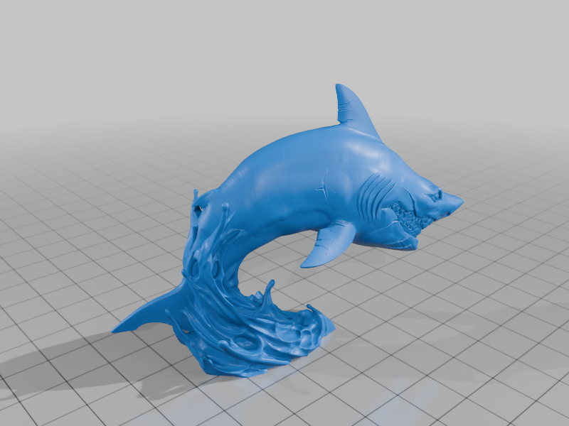 modular toy parts-interlocking 3D models_sharks