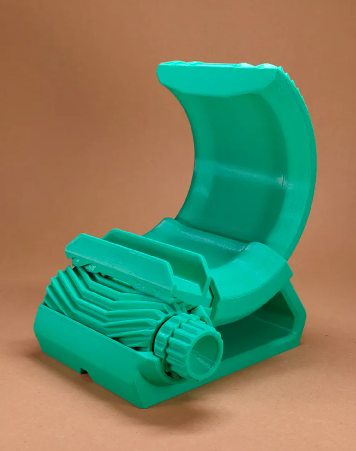 smartphone stand STL-tablet holder 3D model_Geared Phone stand 2