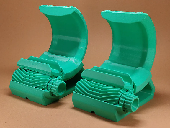 smartphone stand STL-tablet holder 3D model_Geared Phone stand 2