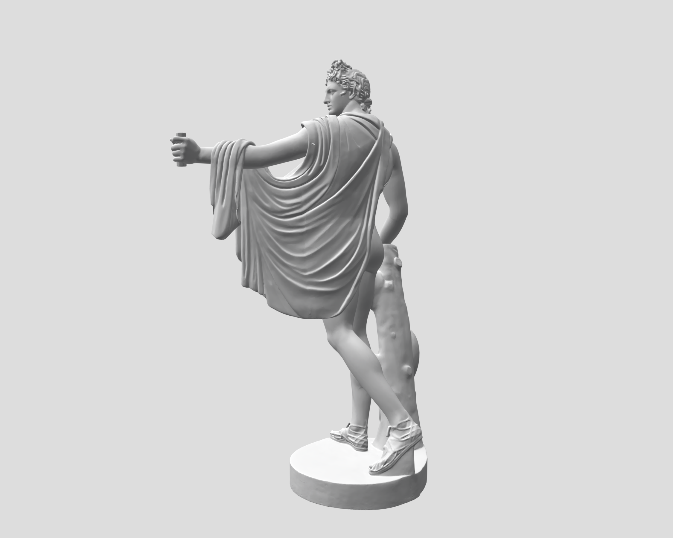 superhero STL files-collectible 3D figurines_Apollo Belvedere