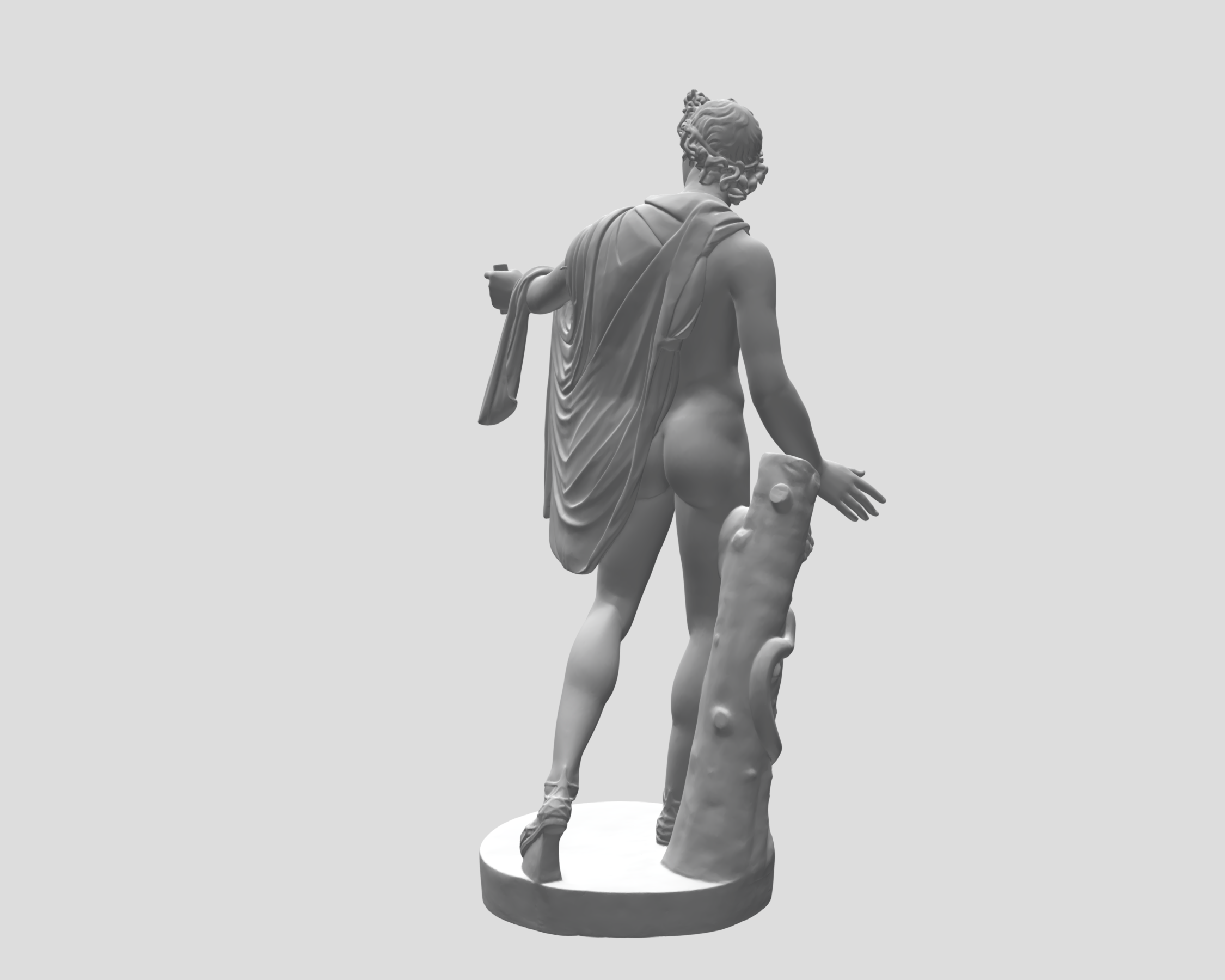 superhero STL files-collectible 3D figurines_Apollo Belvedere