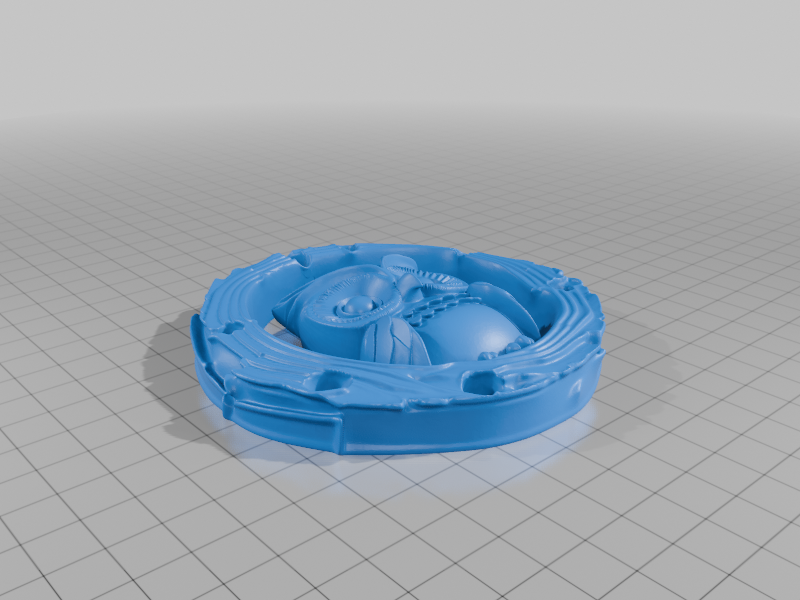 artistic statue STL-digital art figurines_owl