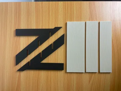 custom logo STL-embossed 3D sign designs_Green Christmas Character