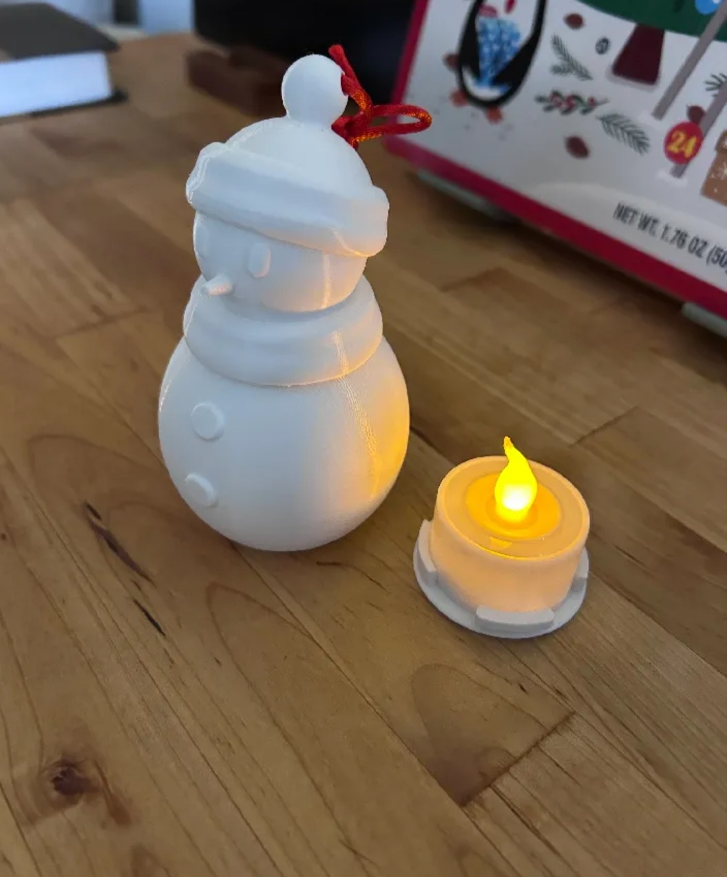 artistic statue STL-digital art figurines_Decorative snowman