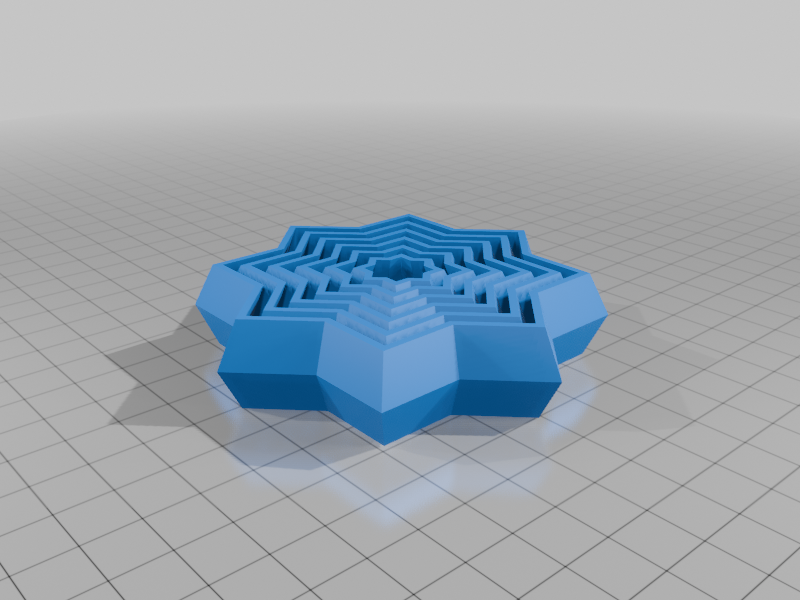 modular toy parts-interlocking 3D models_Fidget Star