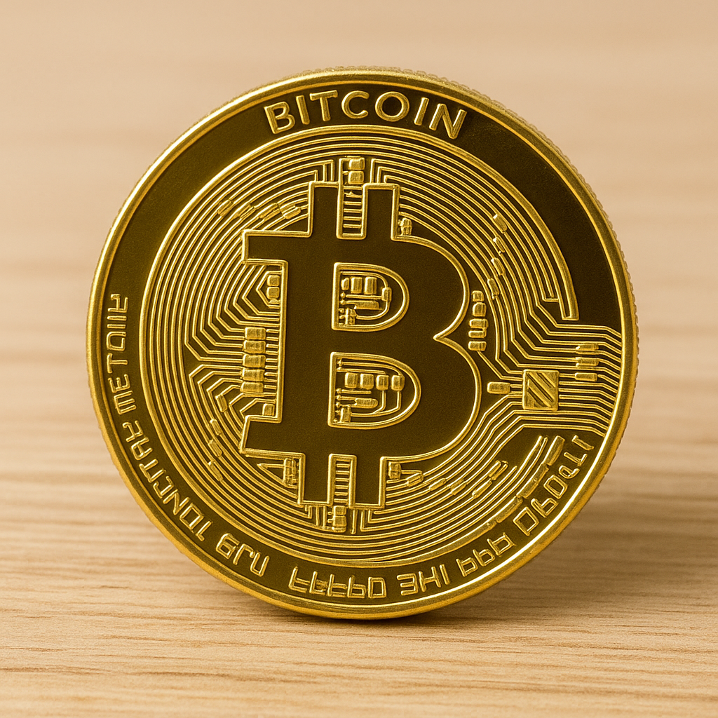 custom logo STL-embossed 3D sign designs_Bitcoin Toys