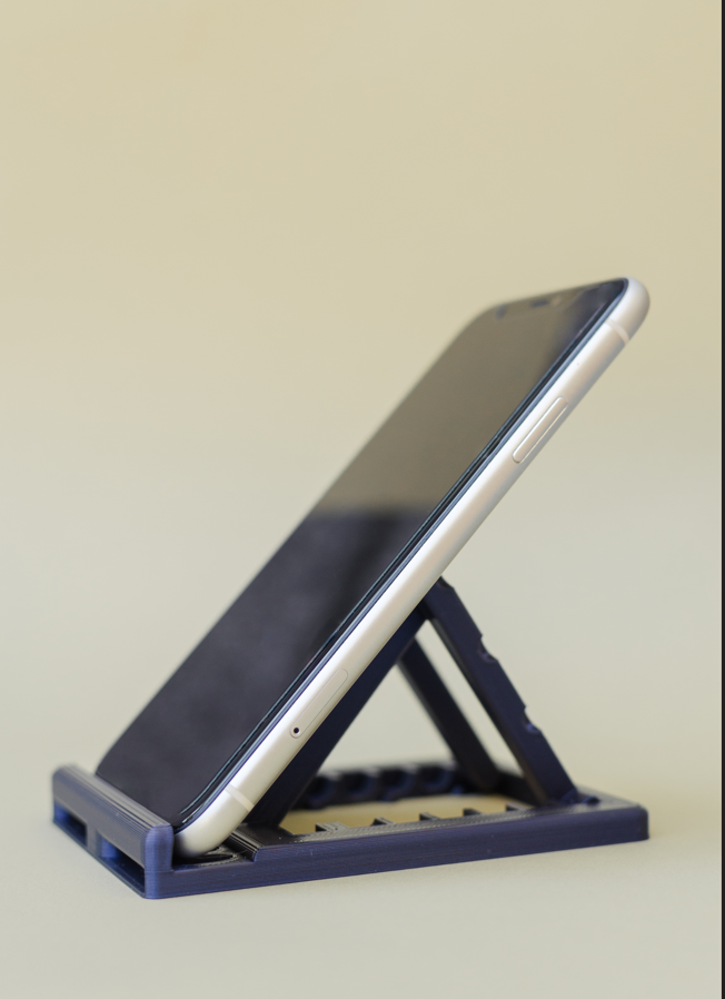 smartphone stand STL-tablet holder 3D model_Universal Minimalist Phone Stand – Desk & Home Use