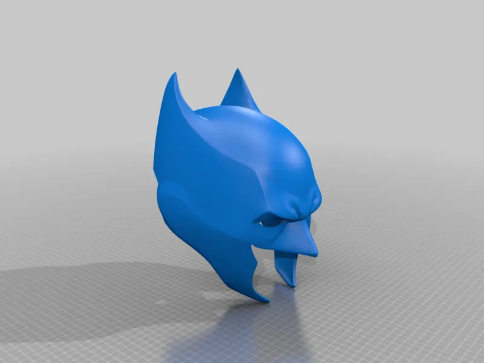 cosplay mask STL-wearable mask 3D print_Batman Flashpoint Inspired Mask – 3D Printable Cos