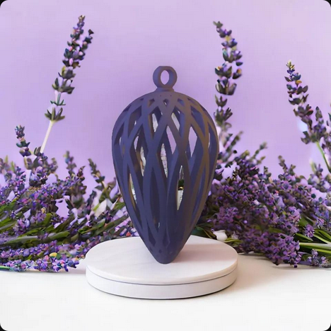 artistic statue STL-digital art figurines_Elegant Lattice Vase Ornament