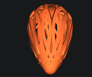 artistic statue STL-digital art figurines_Elegant Lattice Vase Ornament