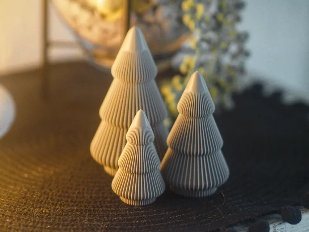 superhero STL files-collectible 3D figurines_Modern christmas tree.