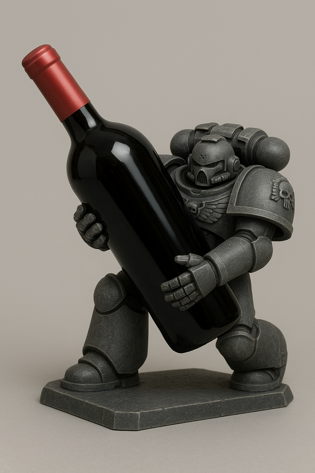 superhero STL files-collectible 3D figurines_Warhammer 40K Bottle Holder